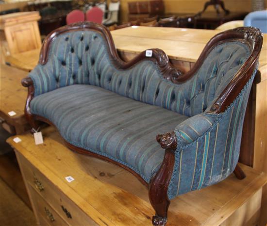 Miniature Victorian syle sofa